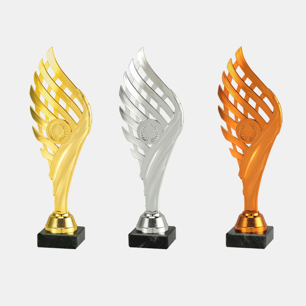 Pokal "Bill" in Gold/Silber/Bronze