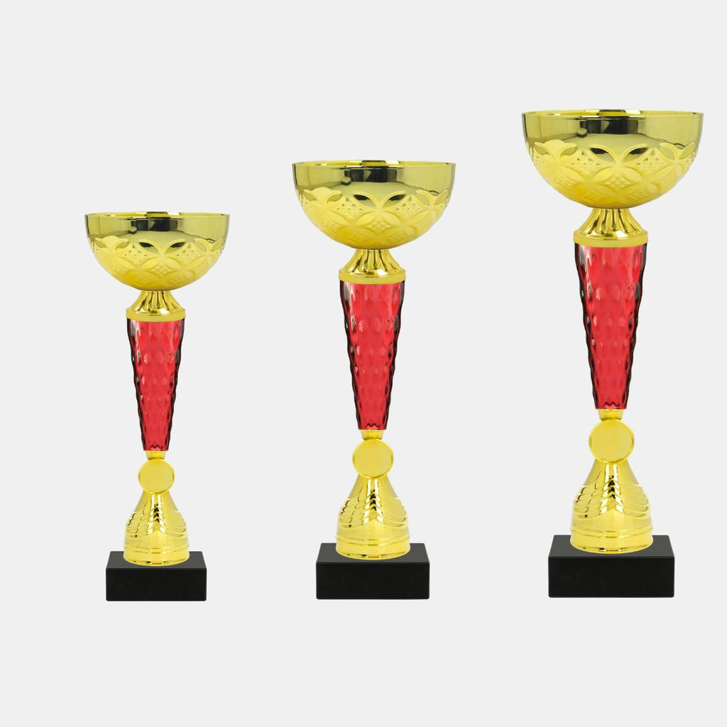 Pokal "Chuck" Gold/Rot