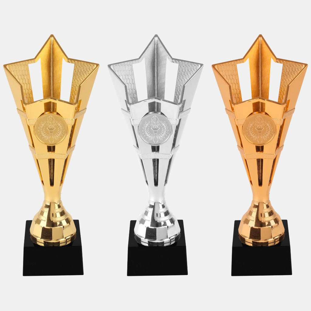 Pokal "Freddy" in Gold/Silber/Bronze
