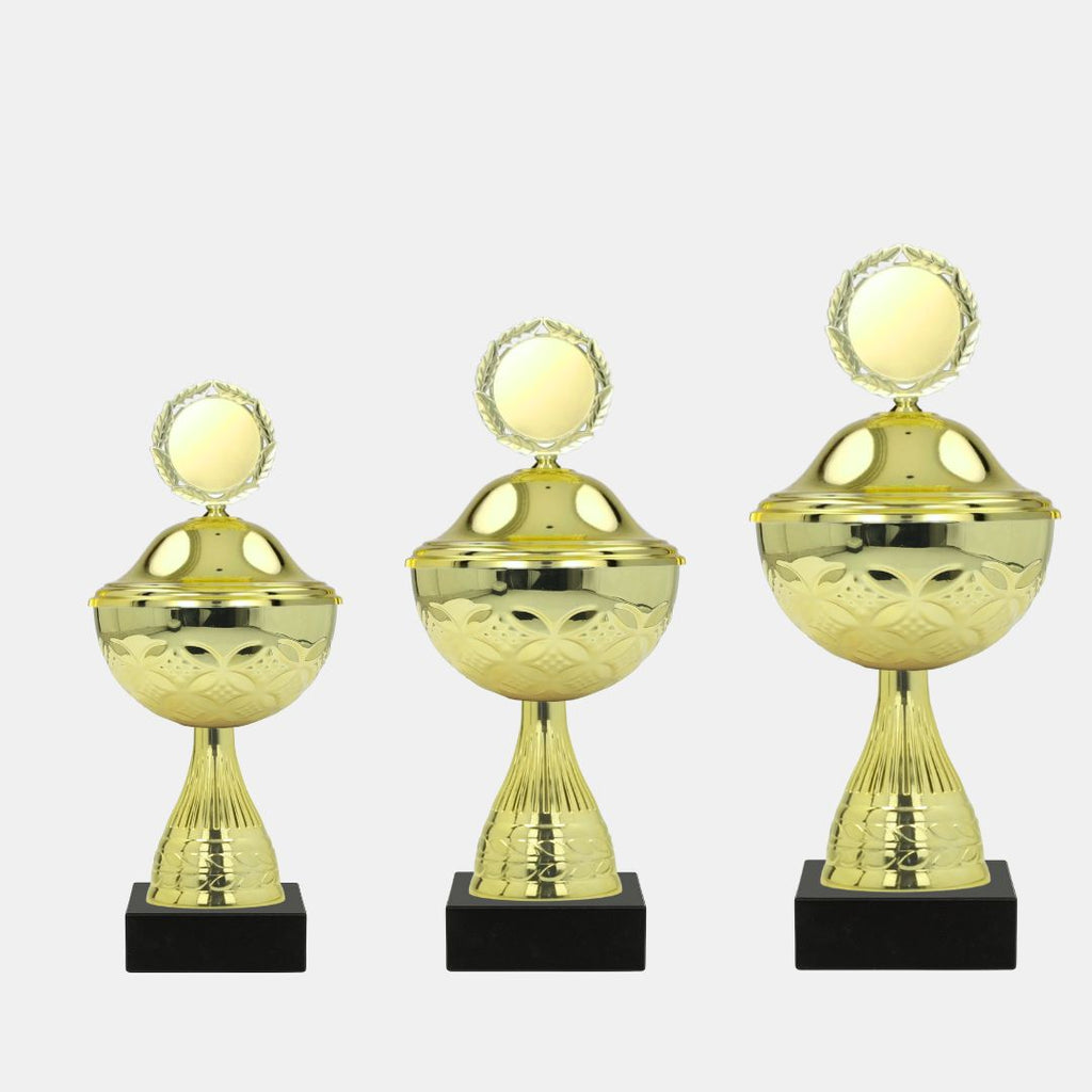 Pokal "Klaus" Gold mit Deckel