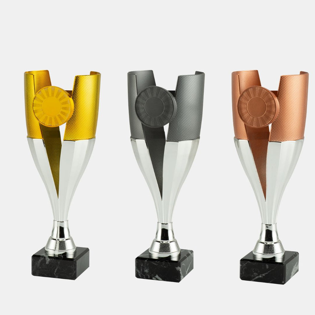 Pokal "Leo" in Gold/Silber/Bronze
