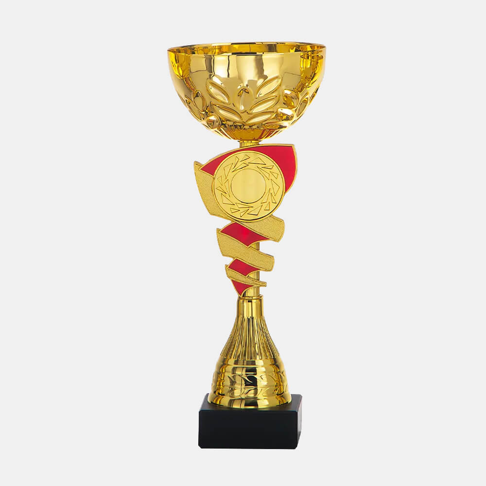 Pokal "Sabrina" Gold/Rot