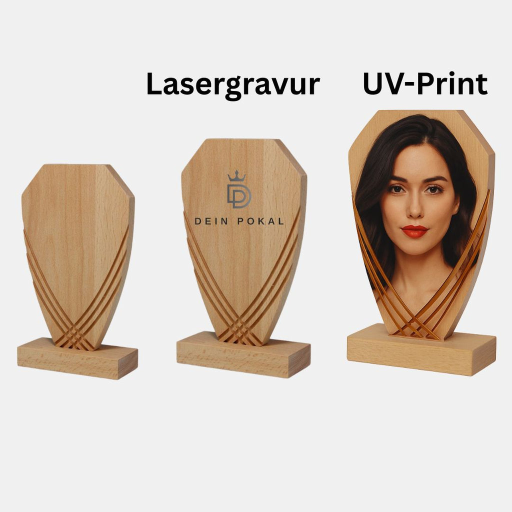 Holztrophäe "Woody"